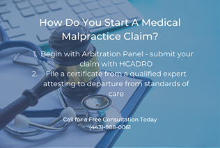 How Do You Start A Medical
Malpractice Negligence Claim?