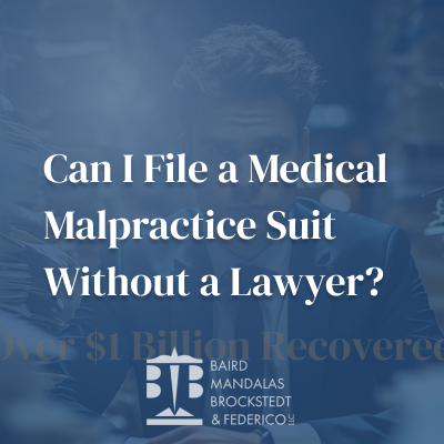 how to file a medical malpractice lawsuit without a lawyer