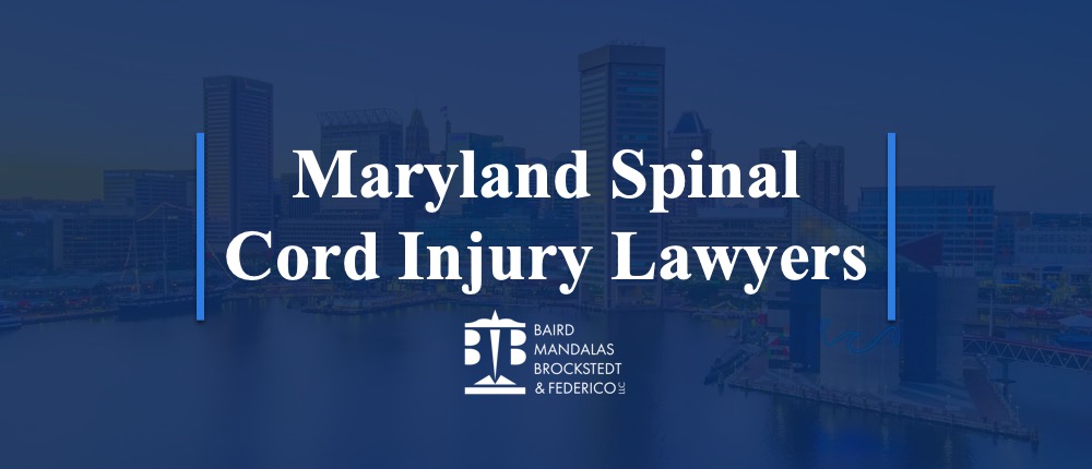 Spinal Cord Injury Lawyers | Maryland