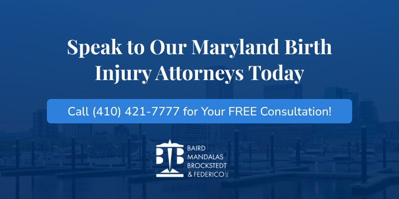 maryland birth injury attorneys