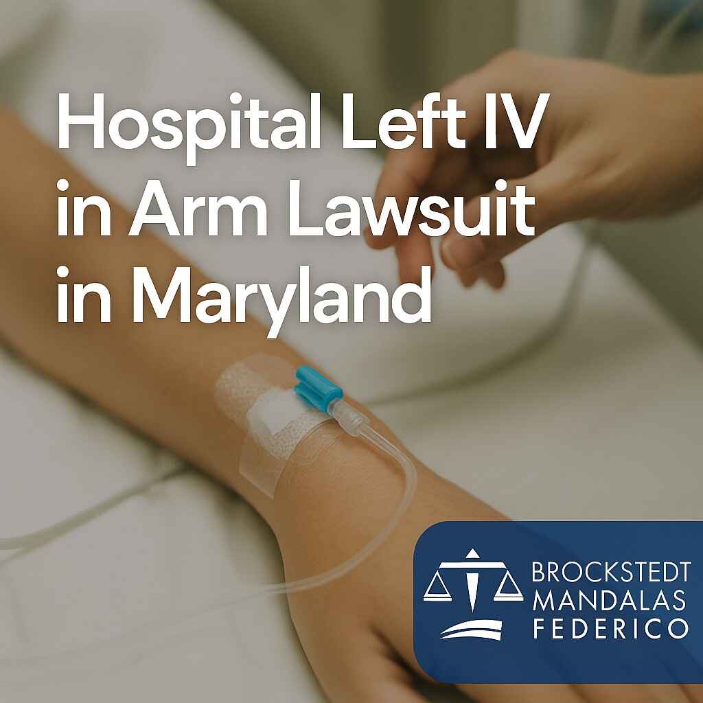 hospital left iv in arm lawsuit